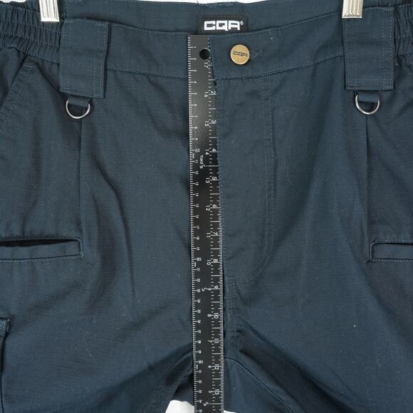 CQR Pants Mens 38x32 Navy Blue Tactical Cargo Outdoor Ripstop Workwear Uniform - Picture 10 of 11